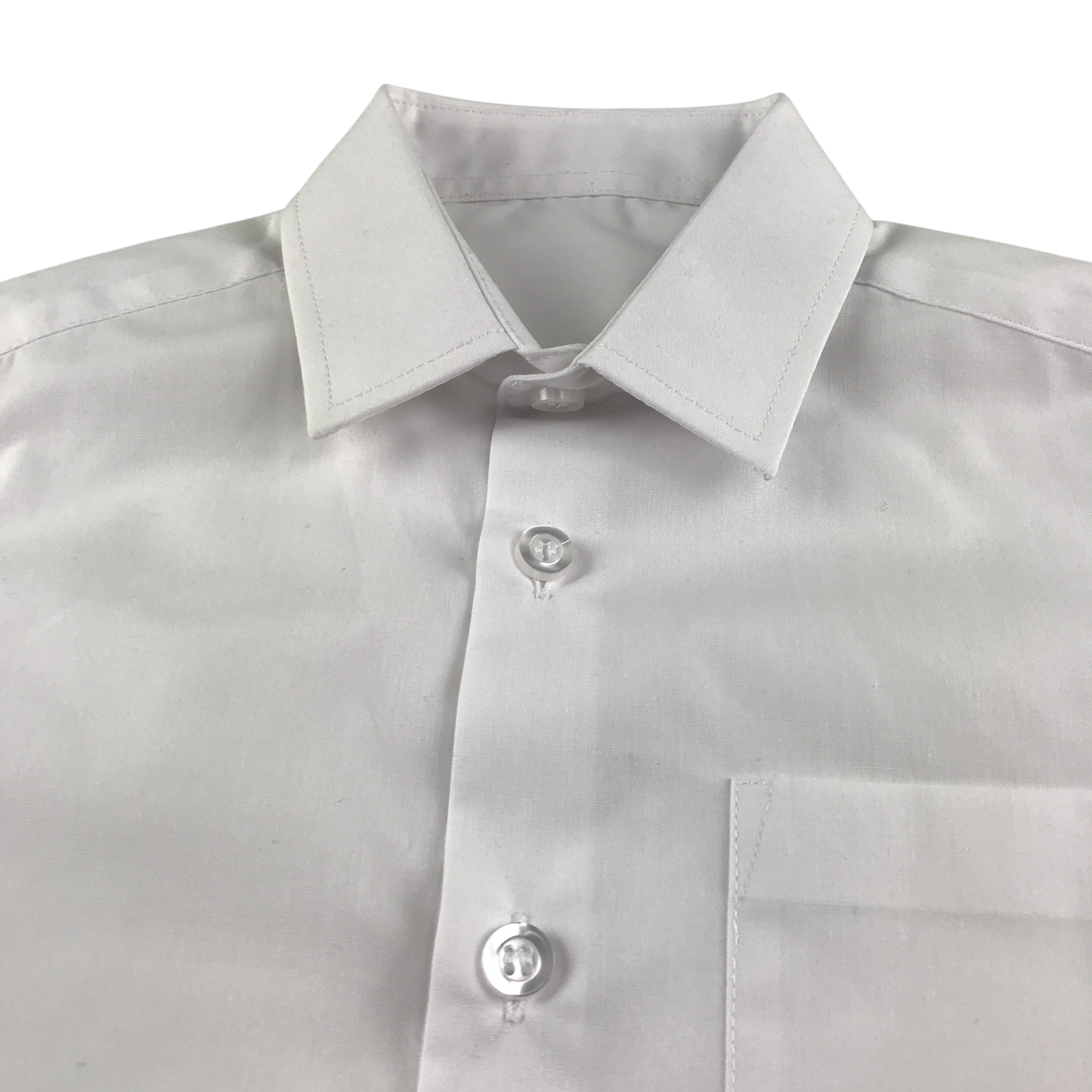 White long sleeve school shirt