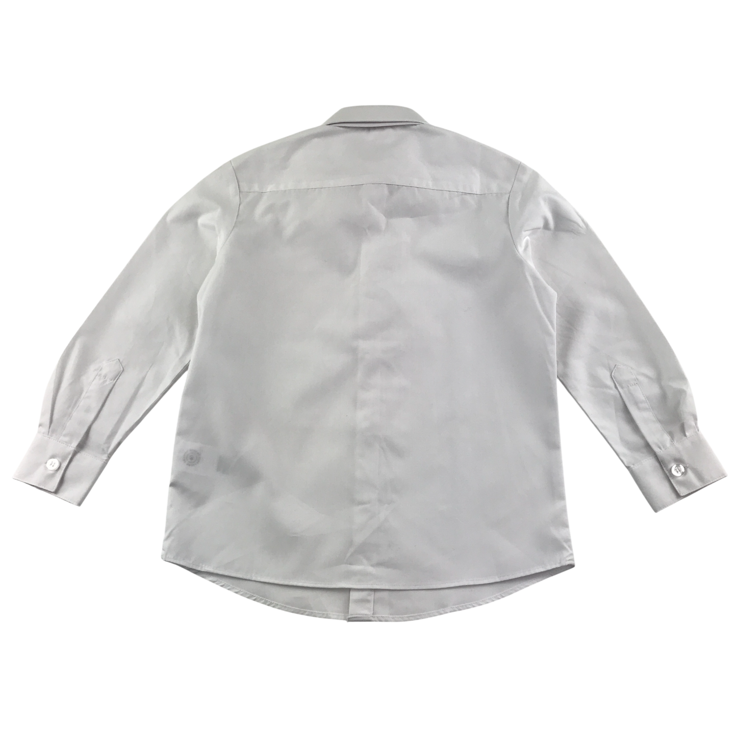 White long sleeve school shirt