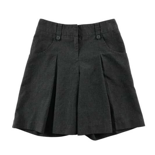 Grey school skort