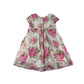 Chloe Louise dress 4-5 years white and floral cotton