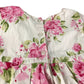 Chloe Louise dress 4-5 years white and floral cotton