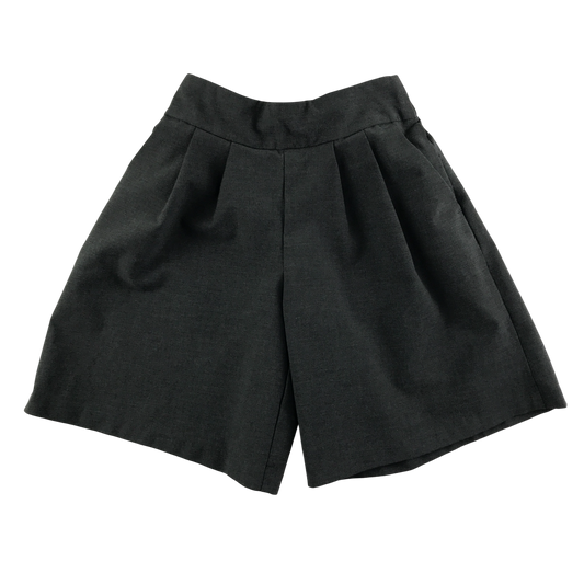 Grey short school culottes