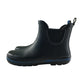 M&S Wellie boots shoe 1 black with blue stripe heel height