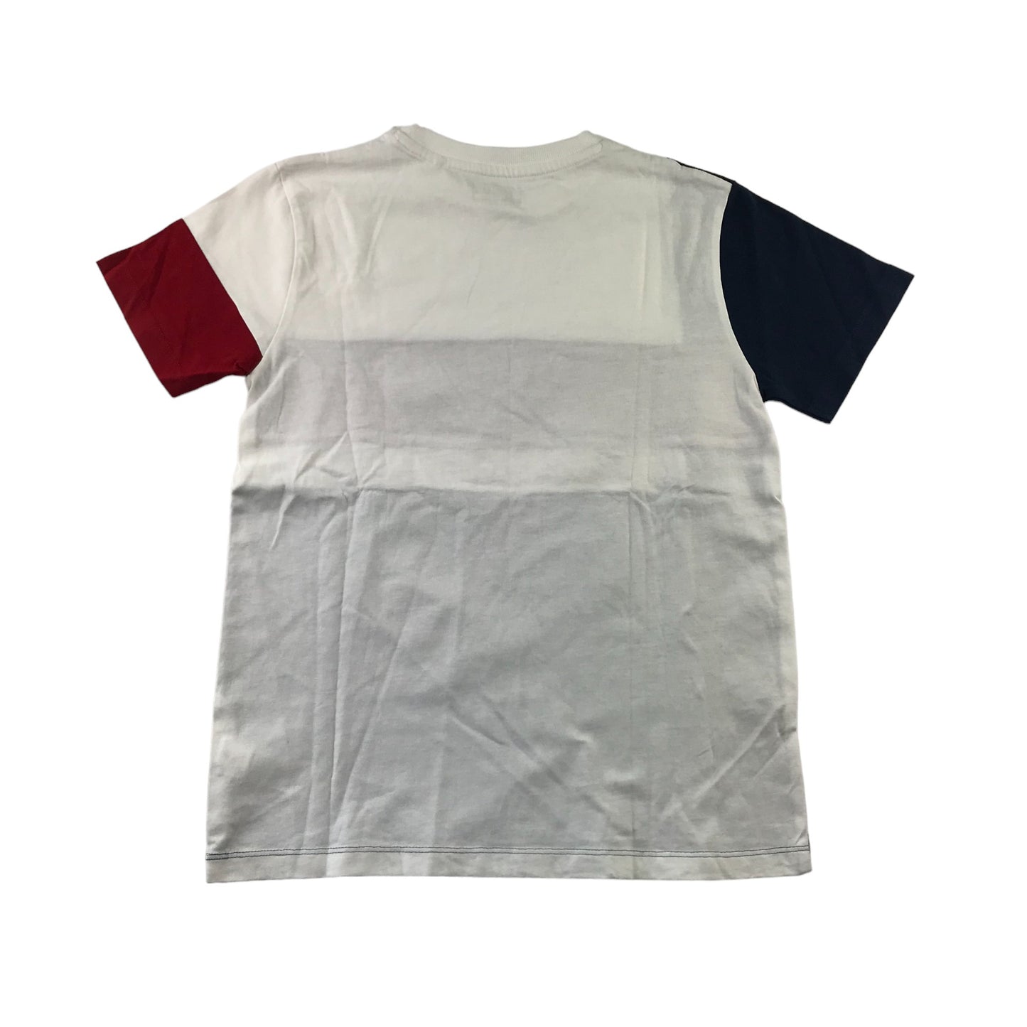 Next T-shirt Age 11 Multicoloured Panel Design Cotton