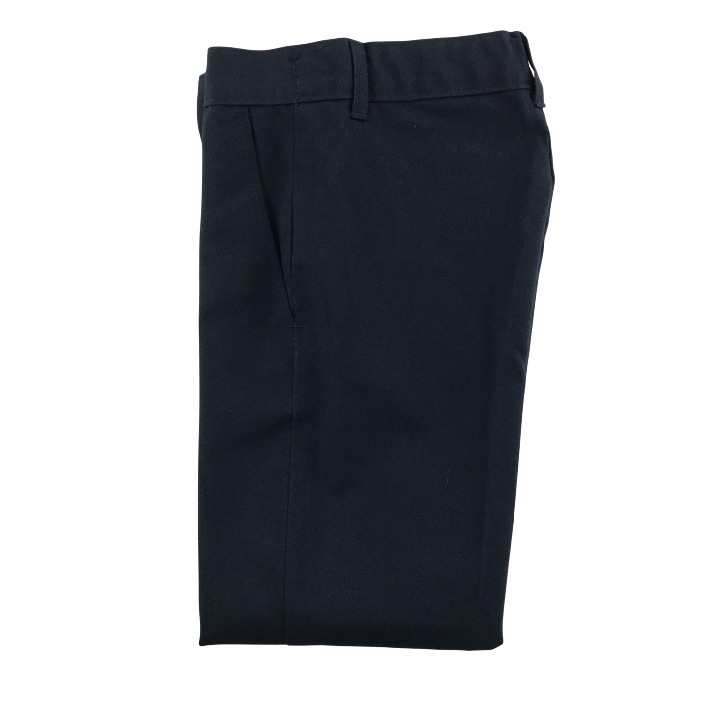 Navy blue adjustable waist school trousers