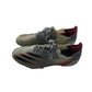 Adidas Fluroskin Speedframe football boots shoe size UK 5-6 white red and blue with plastic moulded studs