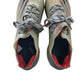 Adidas Fluroskin Speedframe football boots shoe size UK 5-6 white red and blue with plastic moulded studs