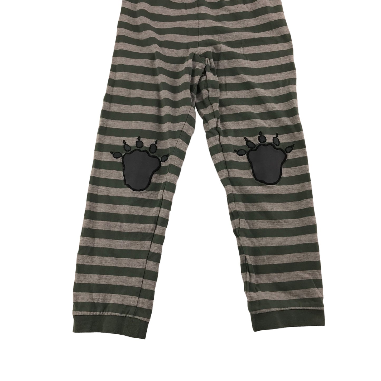 M&S Pyjama Set Age 6 Khaki Green Grey Gruffalo Print Pattern Long Sleeve