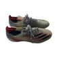 Adidas Fluroskin Speedframe football boots shoe size UK 5-6 white red and blue with plastic moulded studs
