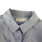 Zara blouse 9-10 years light blue cropped shirt cotton