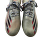 Adidas Fluroskin Speedframe football boots shoe size UK 5-6 white red and blue with plastic moulded studs
