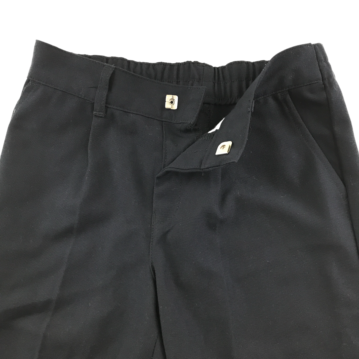 Navy blue elasticated waist school trousers