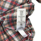 Next blouse 8-9 years red checked long sleeve peplum hem cotton