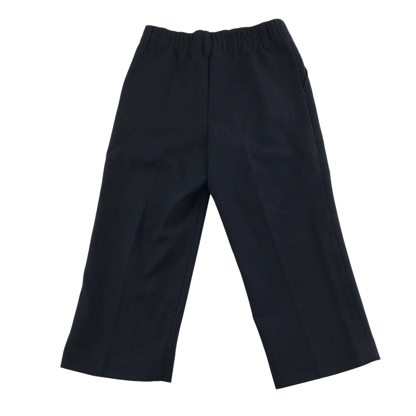 Navy blue elasticated waist school trousers