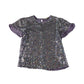 George blouse 10-11 years lilac sequin short sleeve top