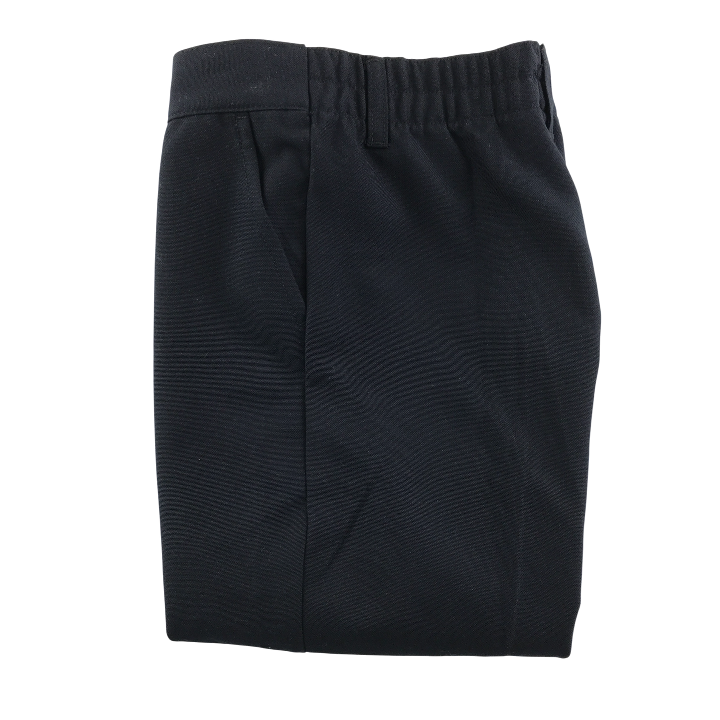 Navy blue elasticated waist school trousers