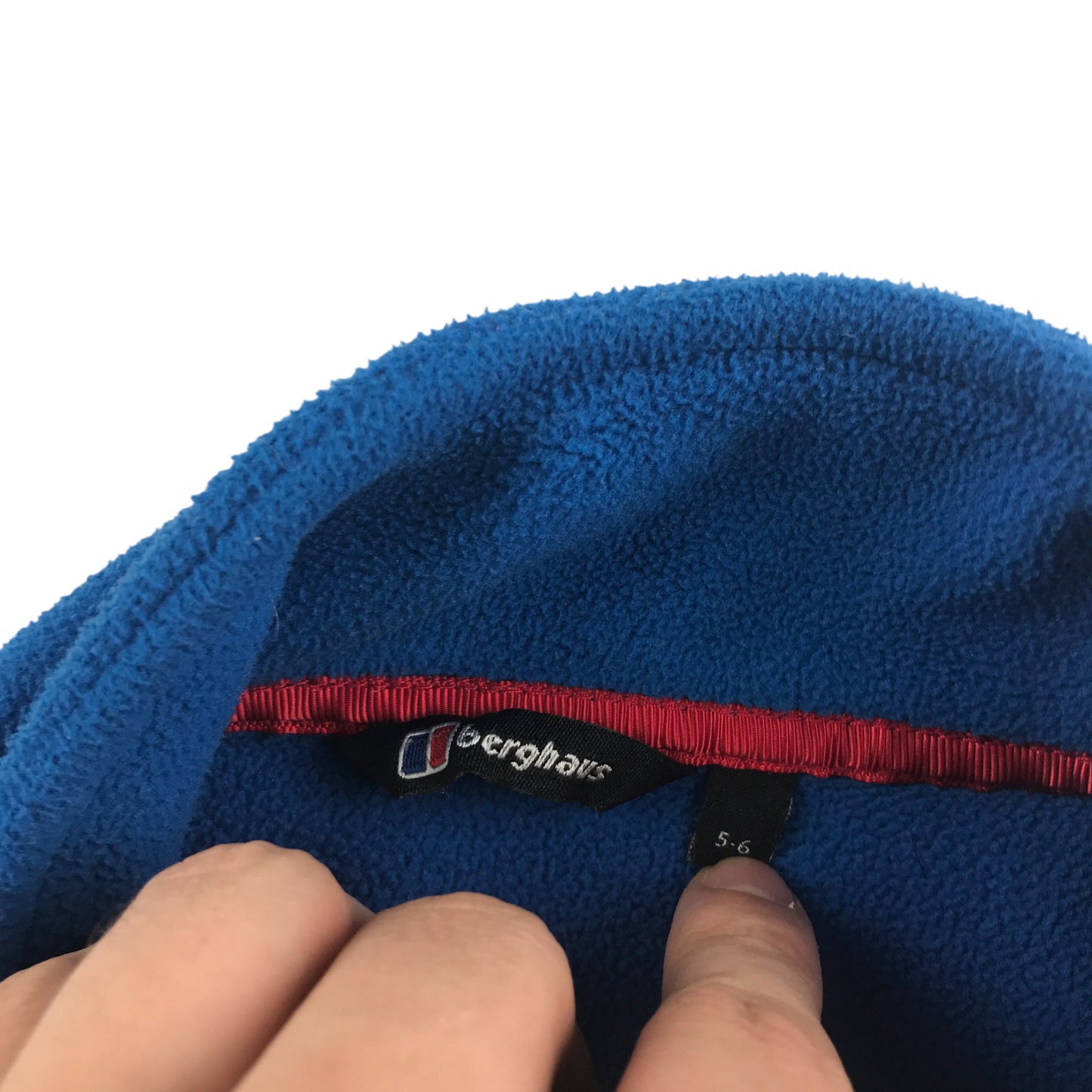 Berghaus fleece 5-6 years blue with orange full zipper