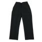 Black elasticated waist school trousers