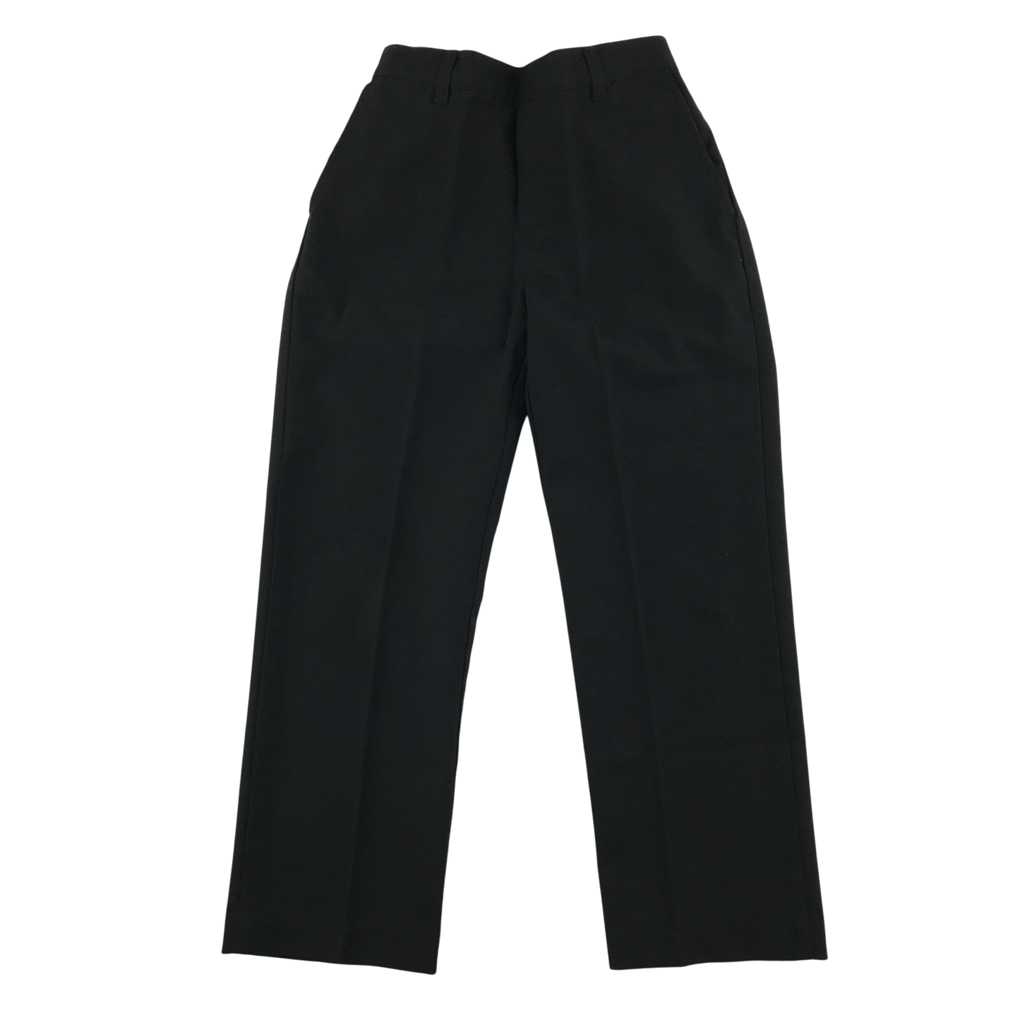 Black elasticated waist school trousers