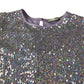 George blouse 10-11 years lilac sequin short sleeve top