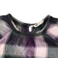 H&M blouse 11-12 years purple check pattern cotton
