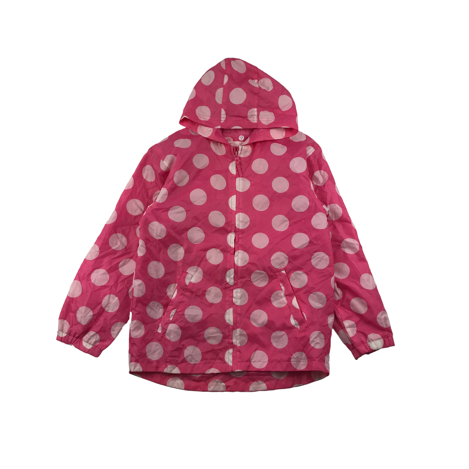 Tu Pink Polka Dot Light Jacket Age 9