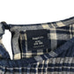 GAP blouse 14-16 years navy blue checked cotton