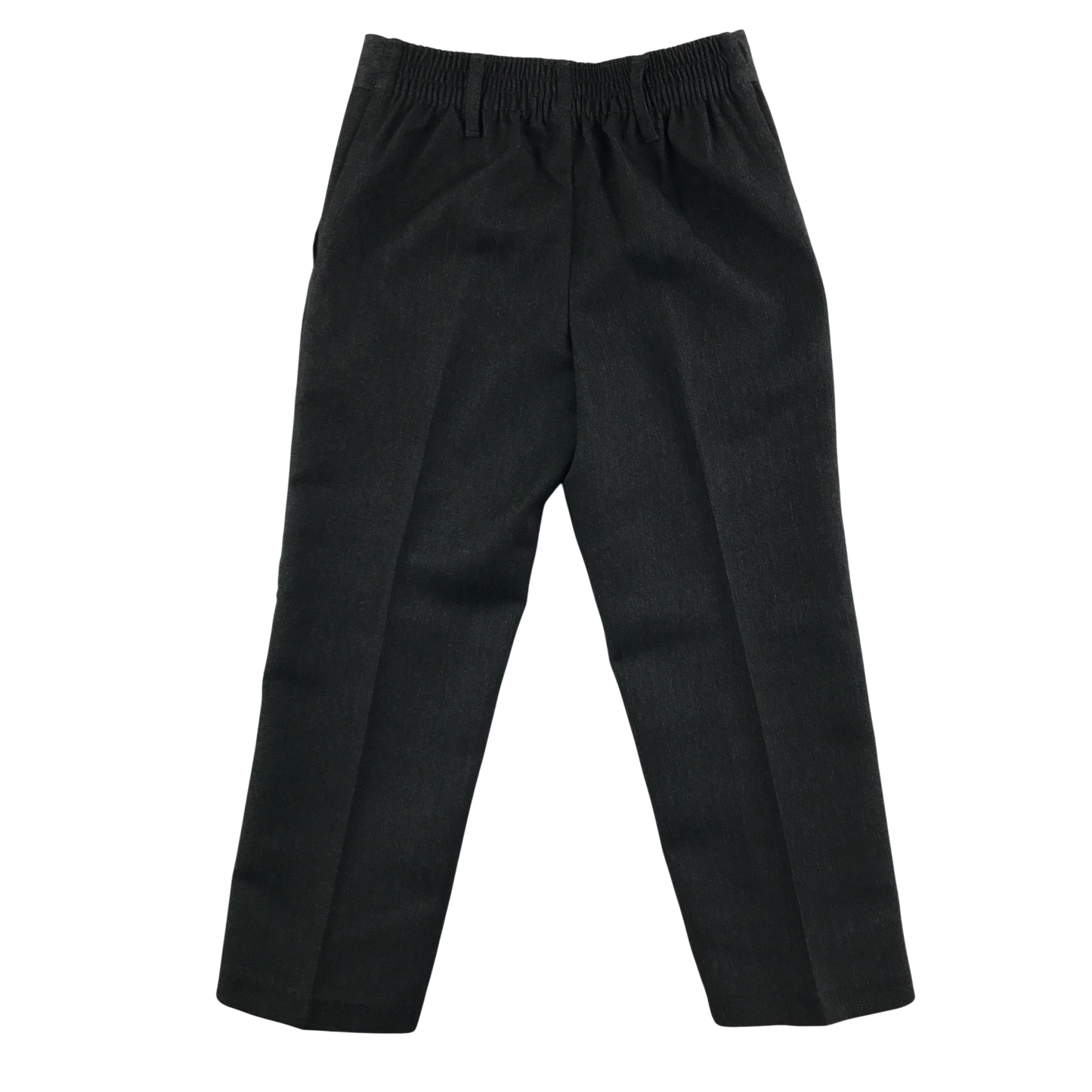 Grey elasticated waist school trousers