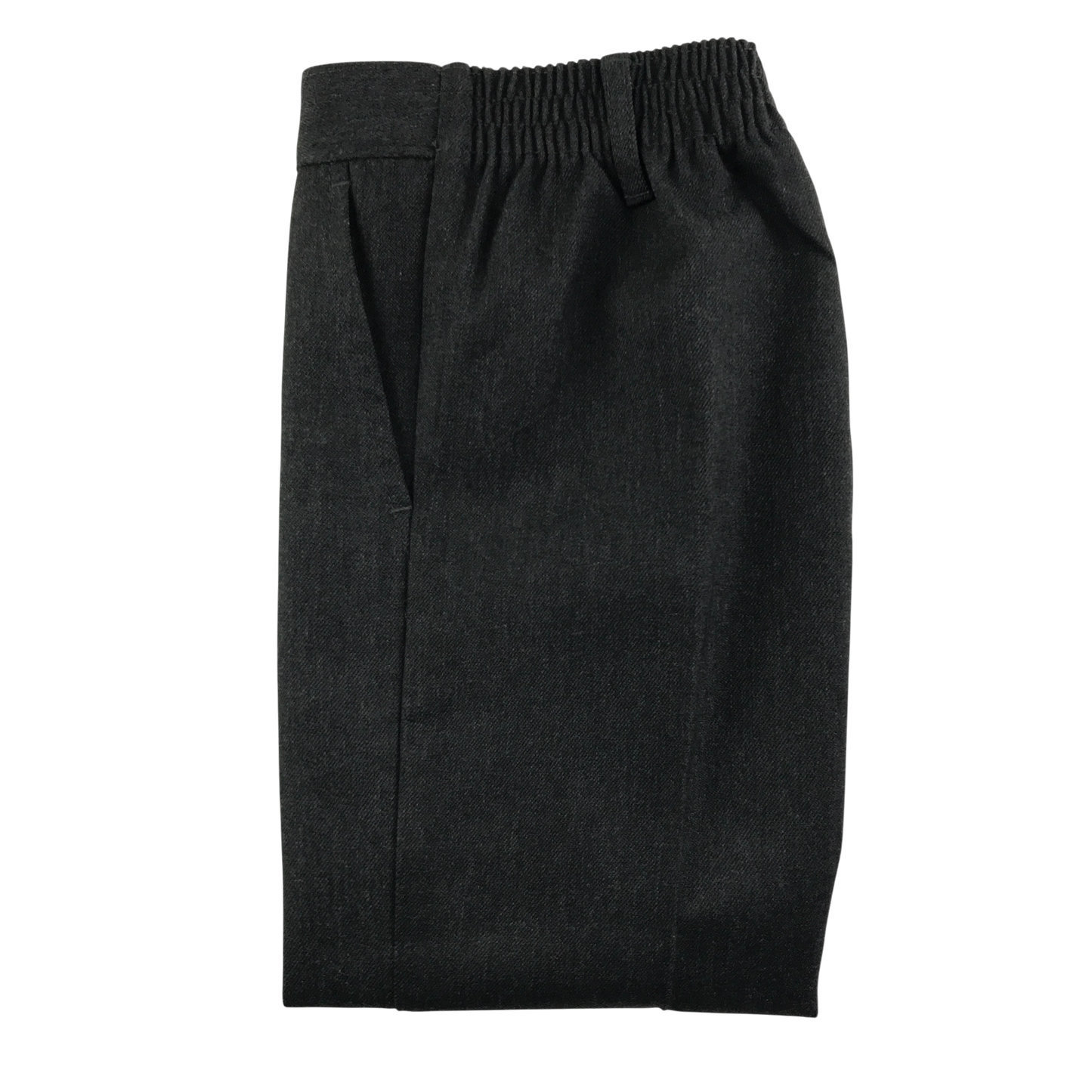 Grey elasticated waist school trousers