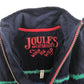 Joules fleece 5-6 years navy multicoloured stripy furry