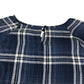 GAP blouse 14-16 years navy blue checked cotton