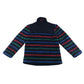 Joules fleece 5-6 years navy multicoloured stripy furry