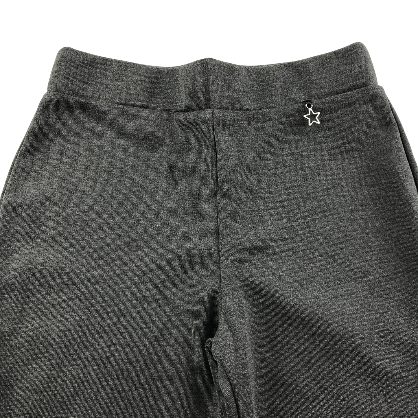 Grey jersey school trousers