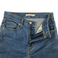 Levi's XS W26 blue high waisted taper jeans cotton elastane