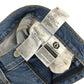 Levi's XS W26 blue high waisted taper jeans cotton elastane