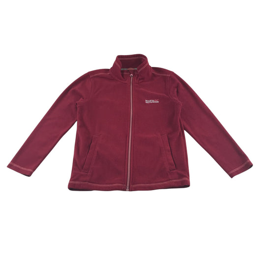 Regatta fleece 7-8 years pink full zipper with logo