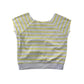 Disney Sweater Age 9 Yellow Stripy Minnie Mouse Short Sleeve Light Jersey