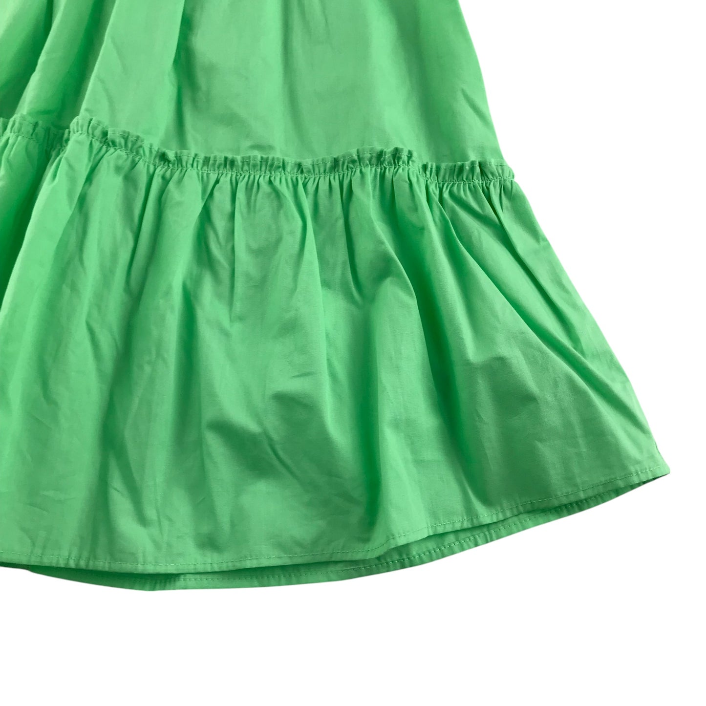 Zara dress 5-6 years green frill detailed cotton