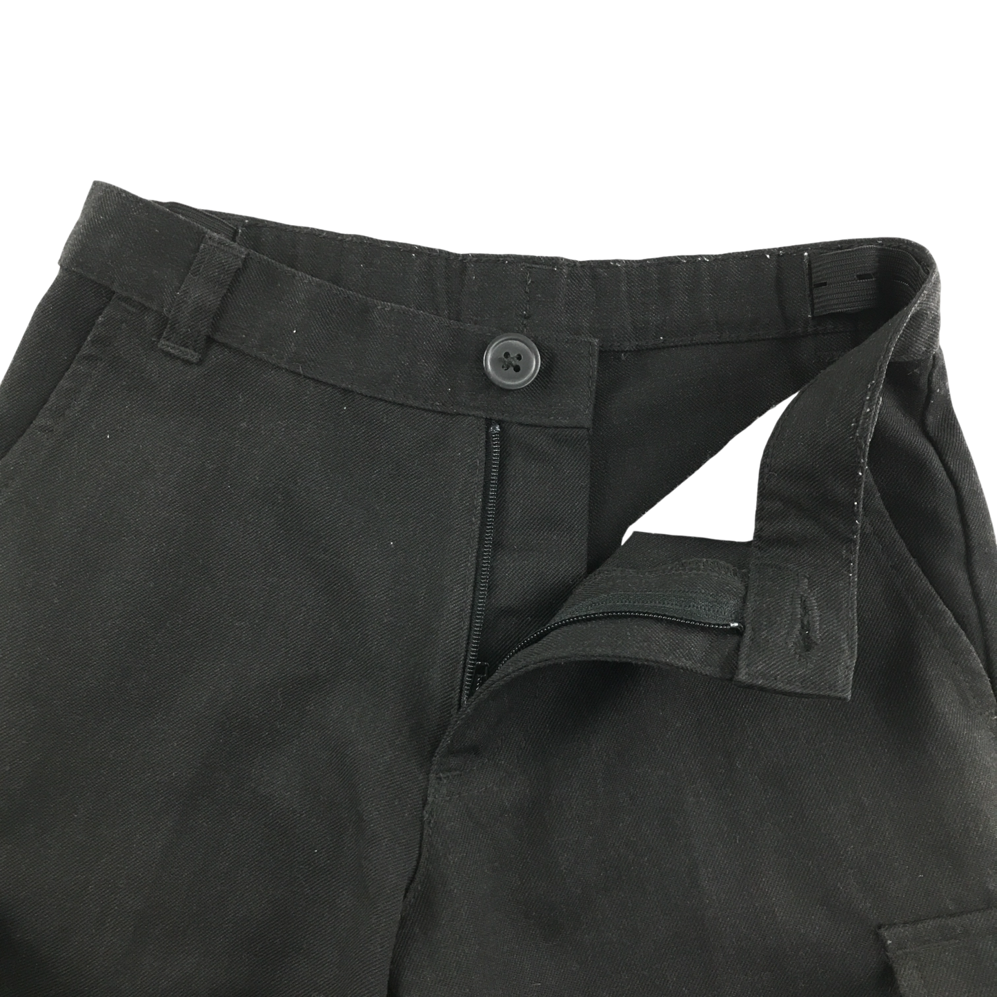Charcoal cargo pockets school shorts