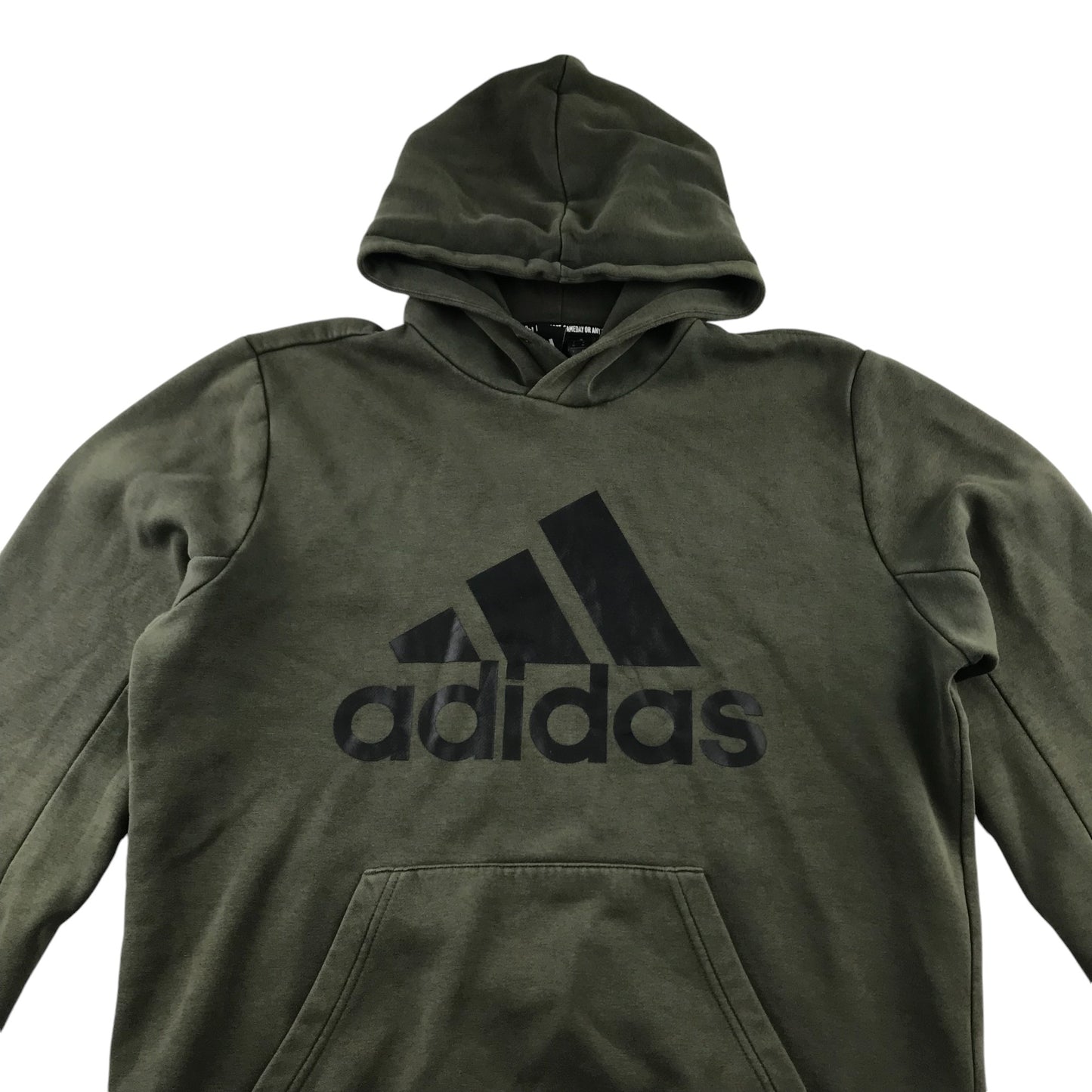 Adidas hoodie men size M khaki green pullover sweater