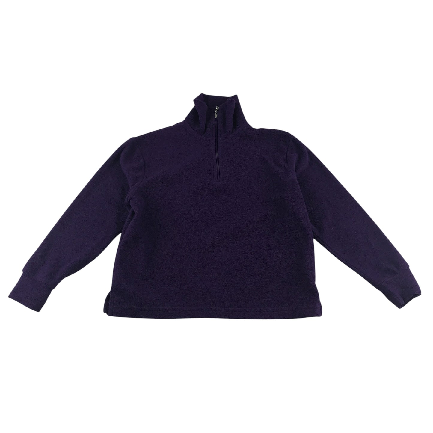 Manbi fleece 5-6 years purple quarter zipper with logo
