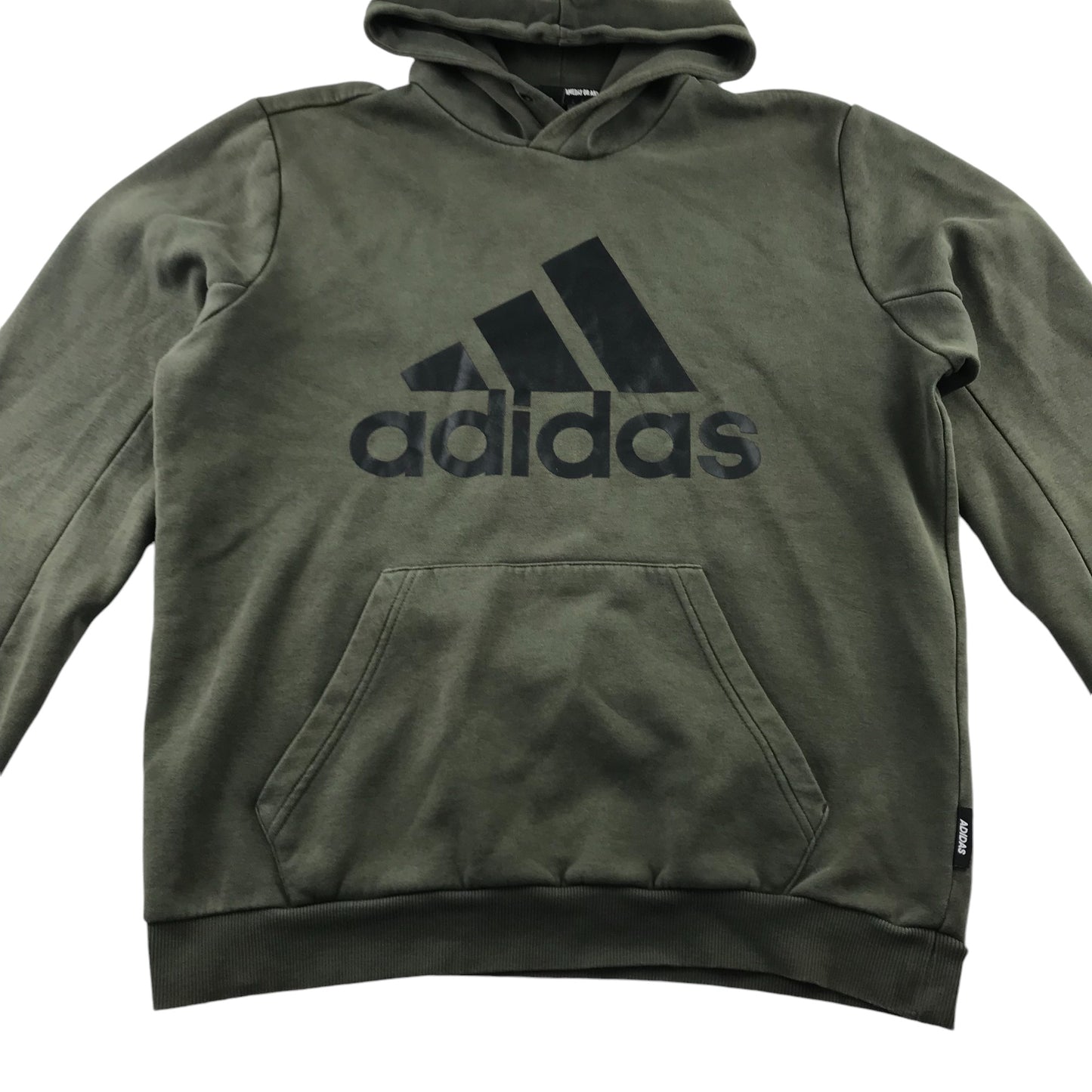 Adidas hoodie men size M khaki green pullover sweater