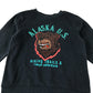 H&M sweater 4-6 years navy blue sequin bear Alaska print