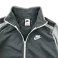 Nike 13-14 years grey full zipper tracksuit top polyester