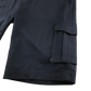 Navy blue cargo pockets school shorts