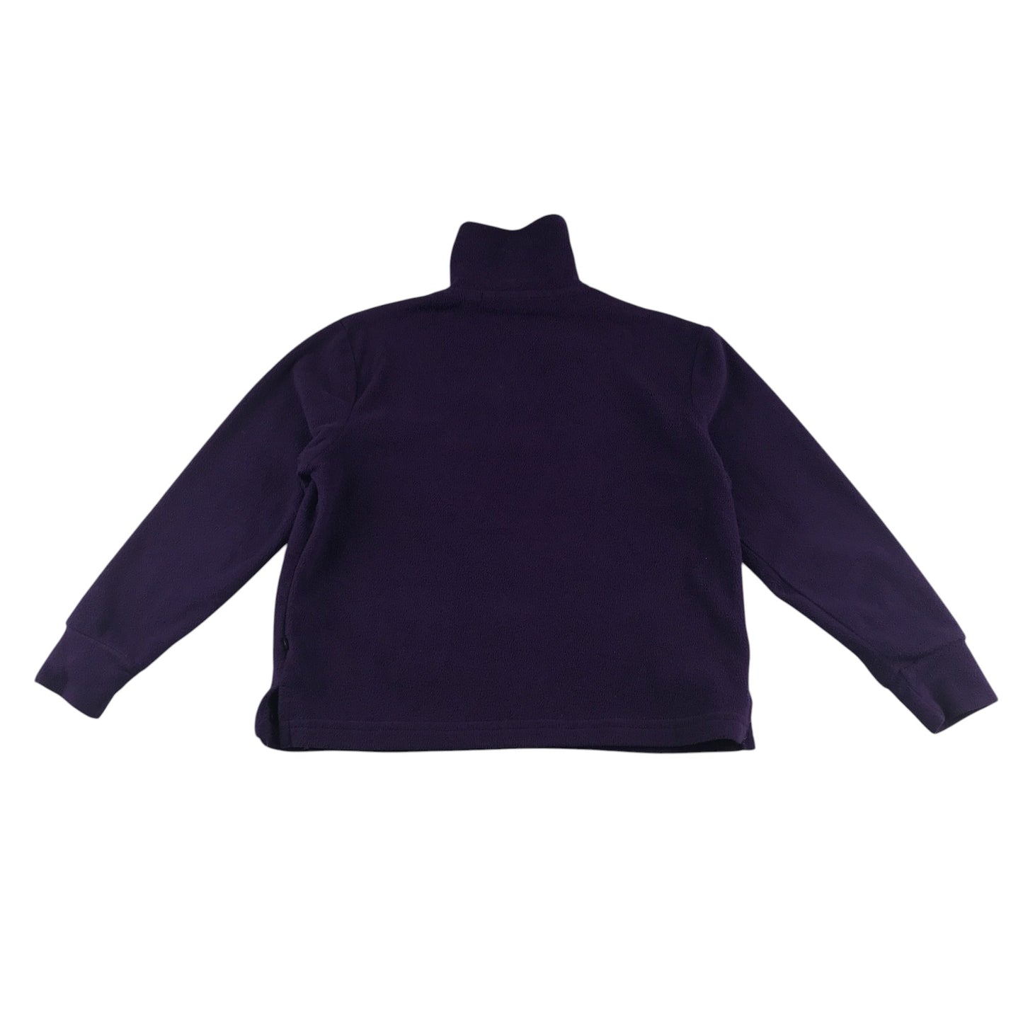 Manbi fleece 5-6 years purple quarter zipper with logo