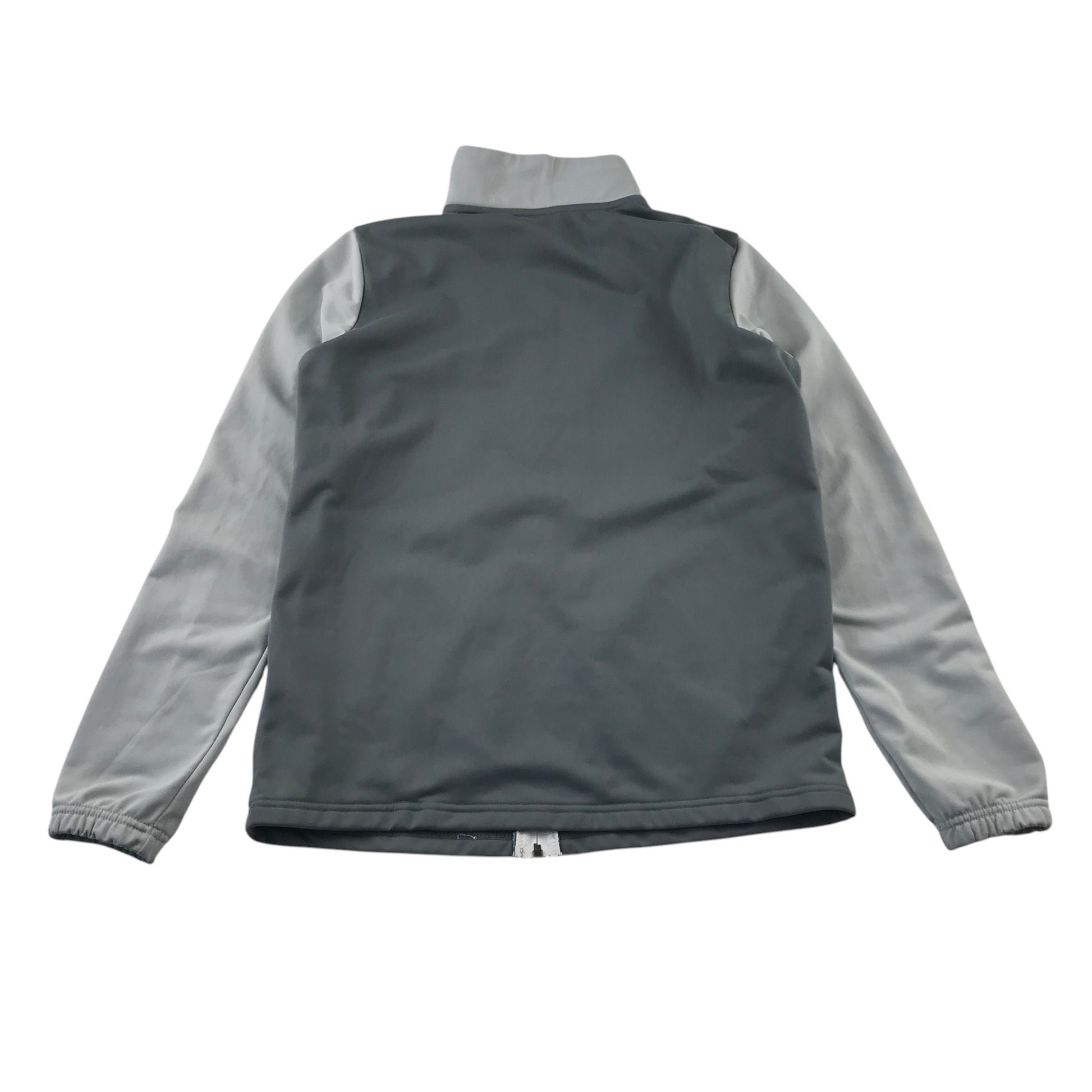 Nike 13-14 years grey full zipper tracksuit top polyester