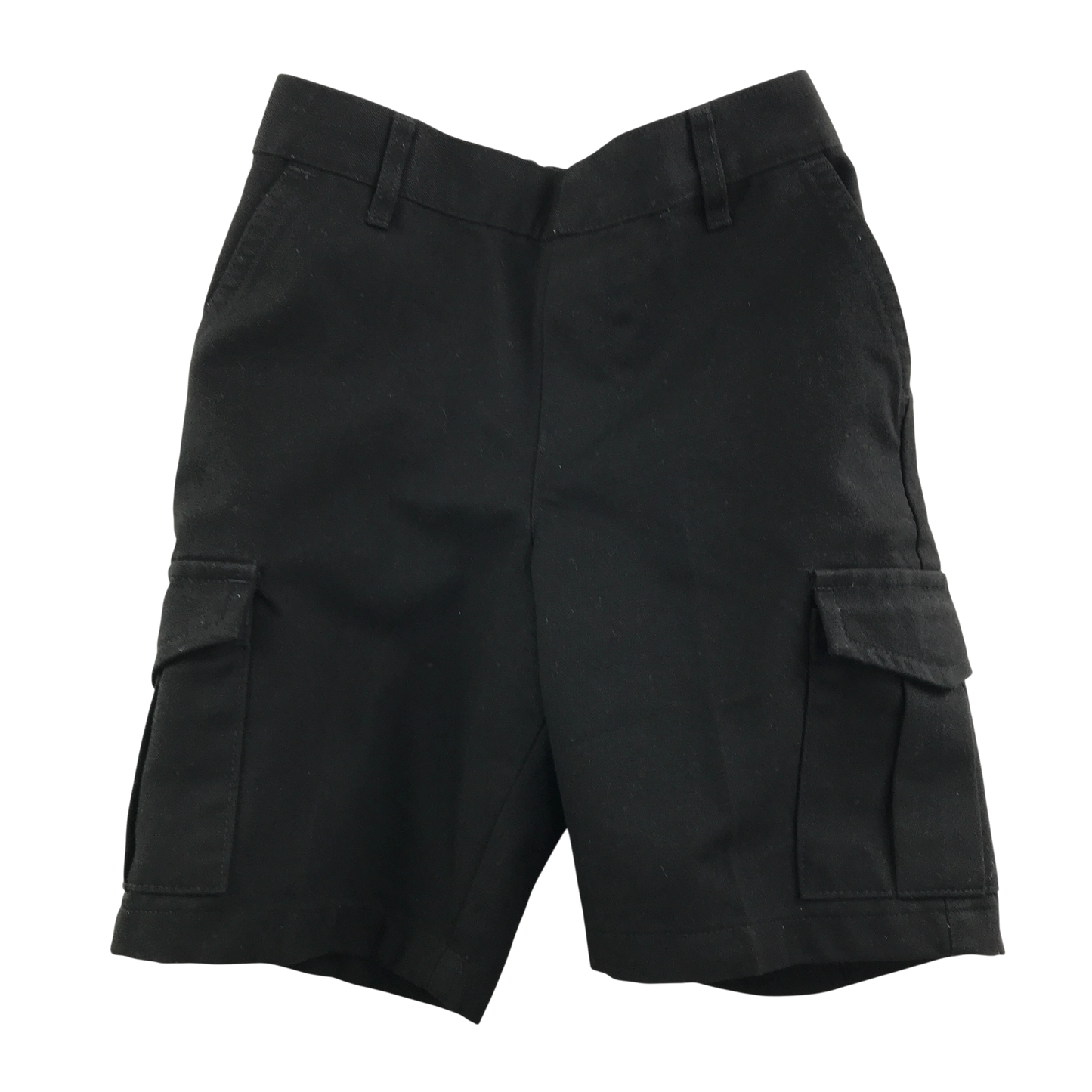 Black boys cargo pockets school shorts
