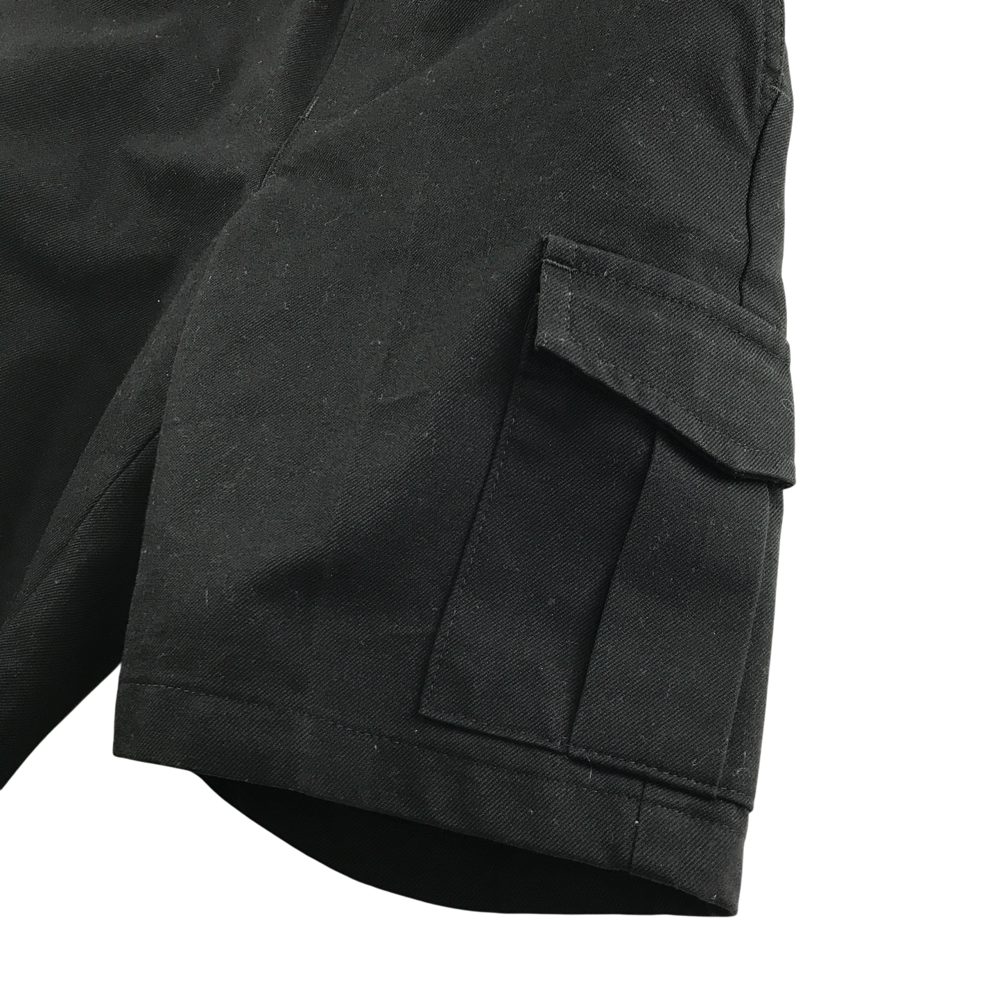 Black boys cargo pockets school shorts