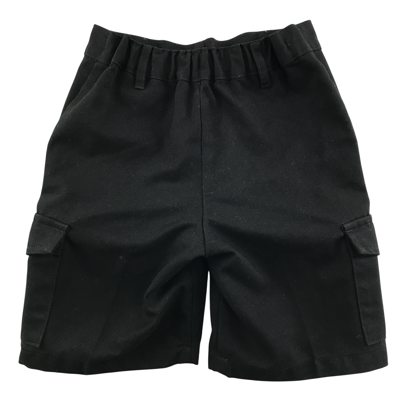 Black boys cargo pockets school shorts